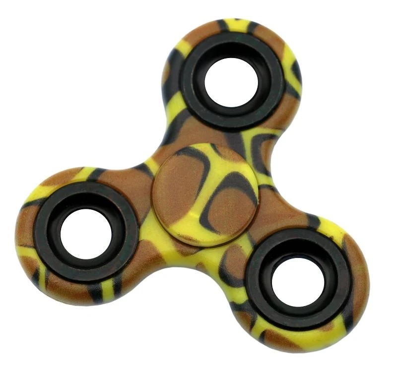 Fidget Spinner Fingerkreisel Camouflage - für Hand und Finger Akrobatik 7 cm x 7 cm mehrfarbig
